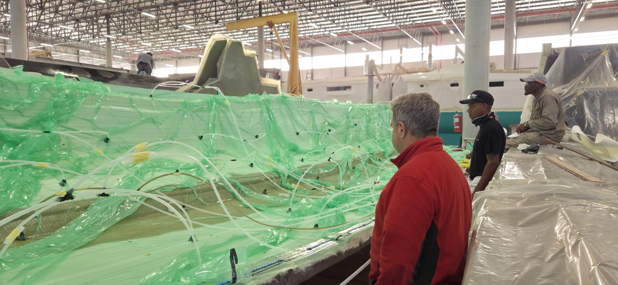 The next generation of VOYAGE 590 catamarans is taking shape.